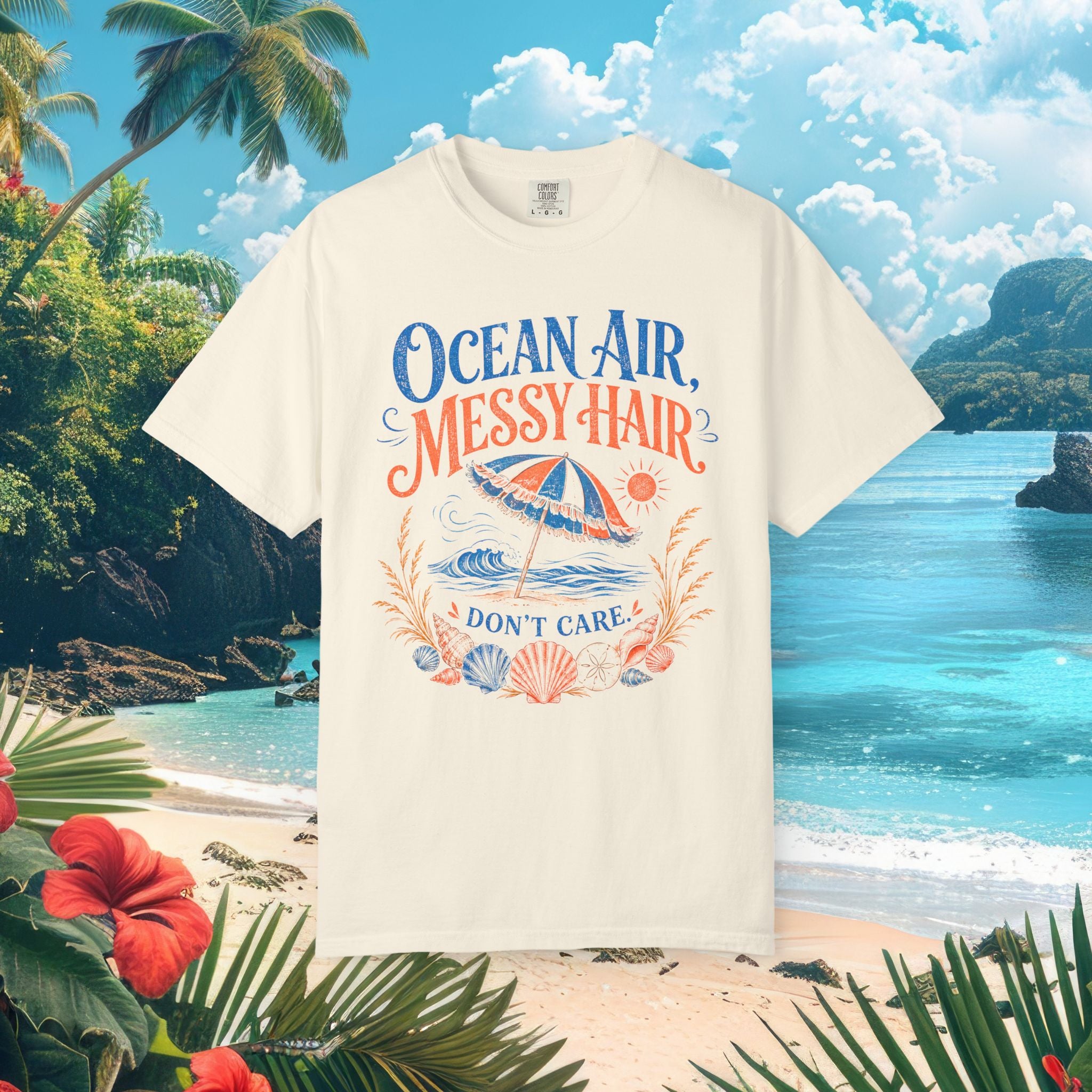 Ocean Air Messy Hair Tee