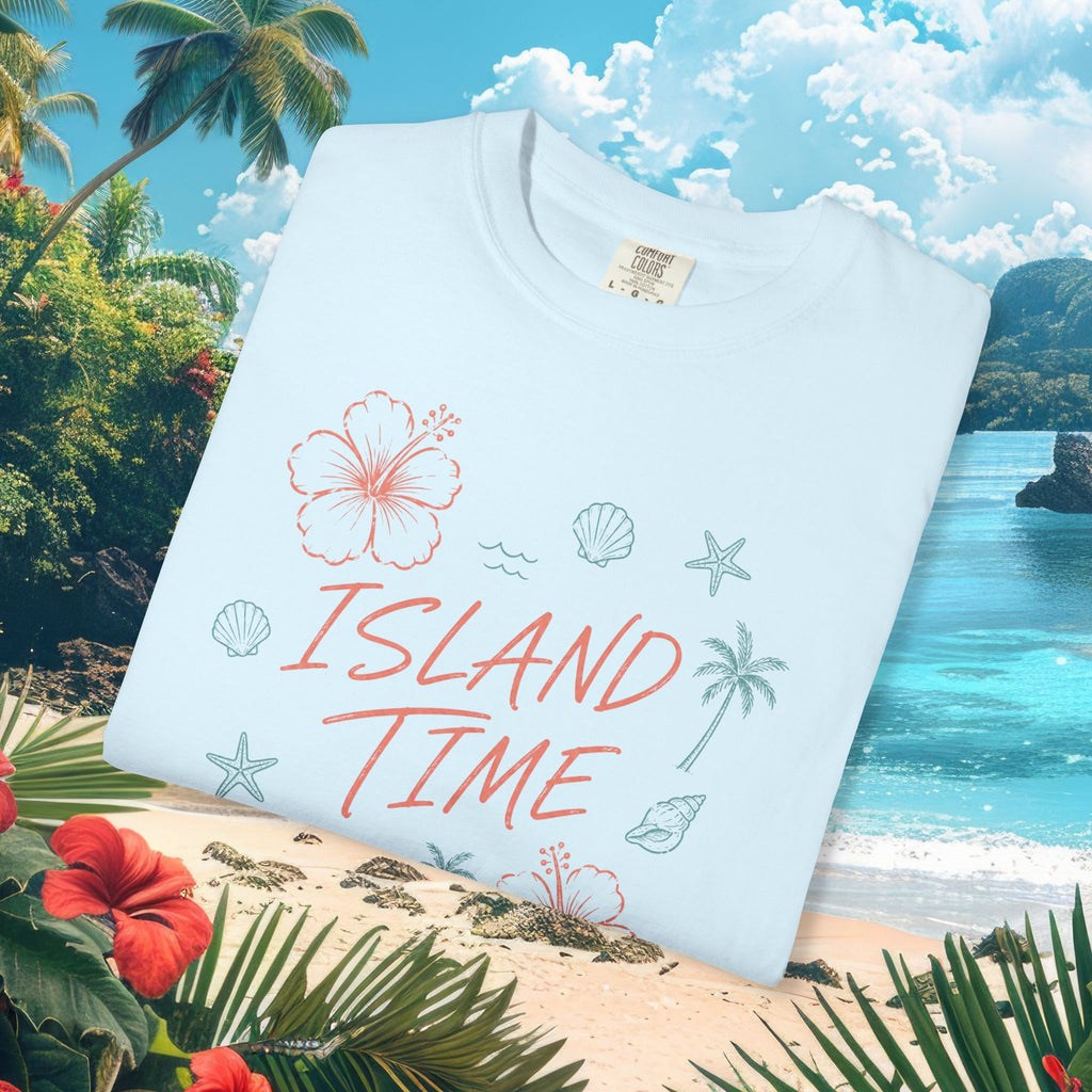 Island Time Flowers Tee
