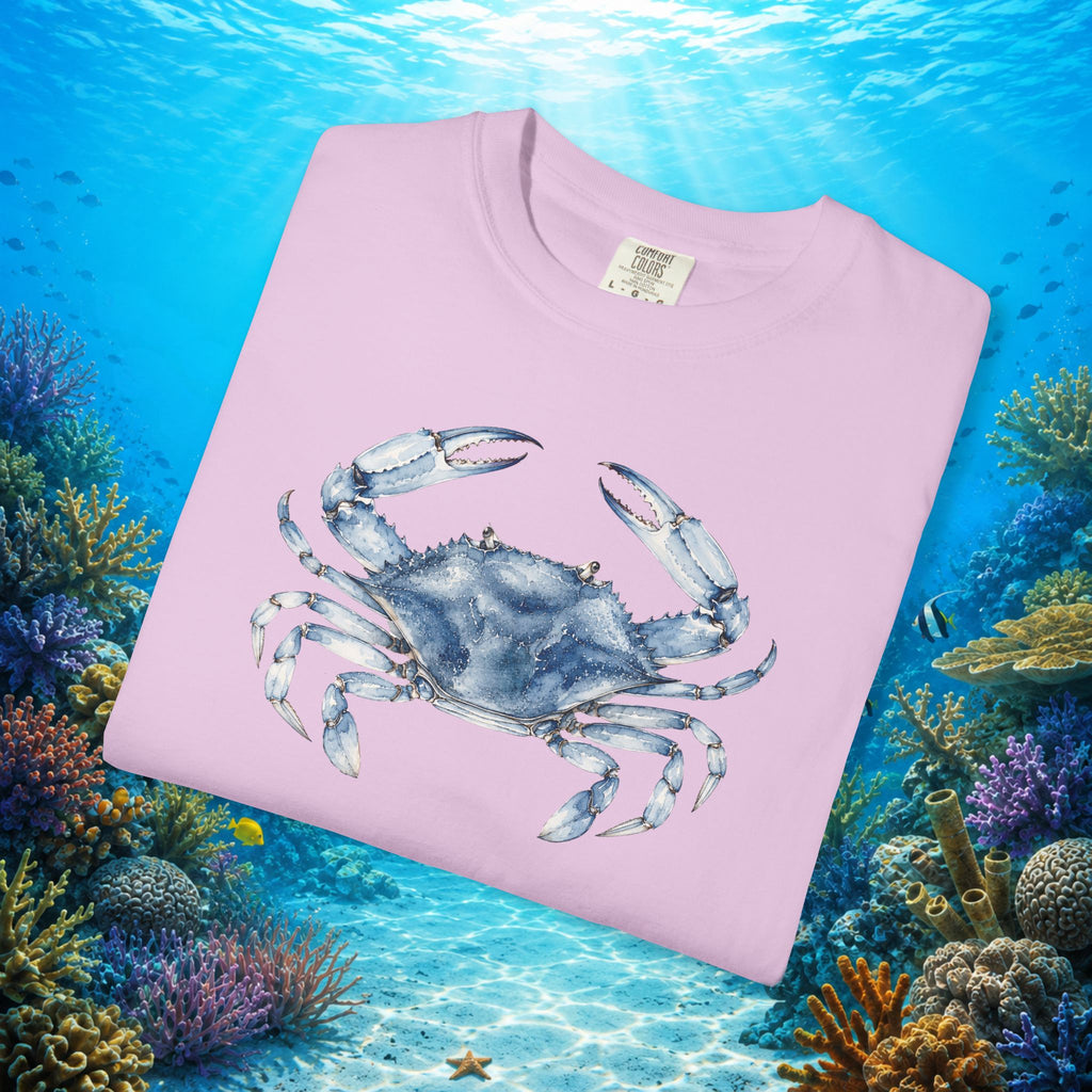 Watercolor Blue Crab Tee