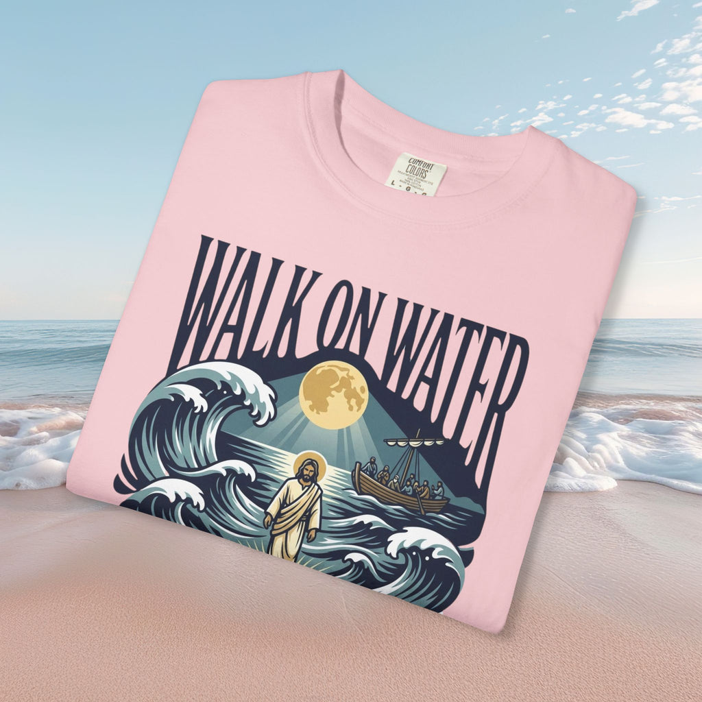 Jesus Walks on Water Faith Tee
