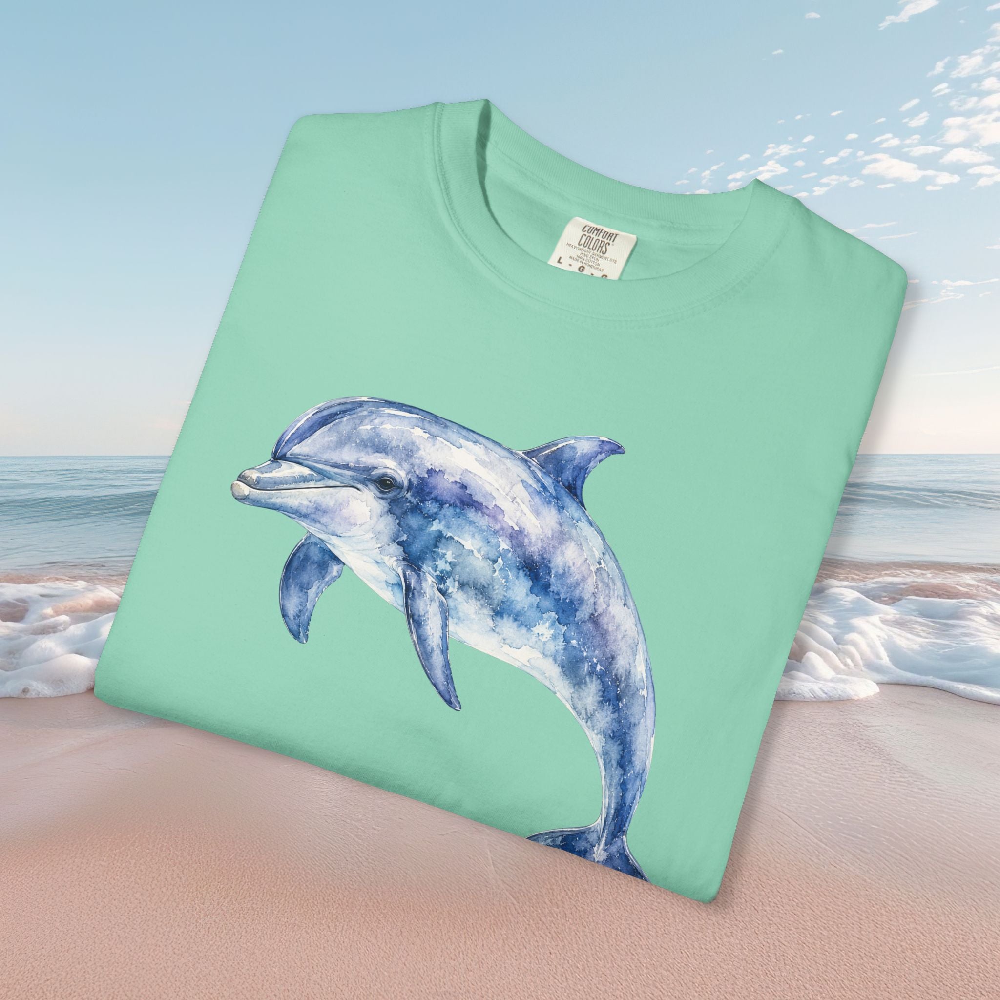 Dolphin Watercolor Tee