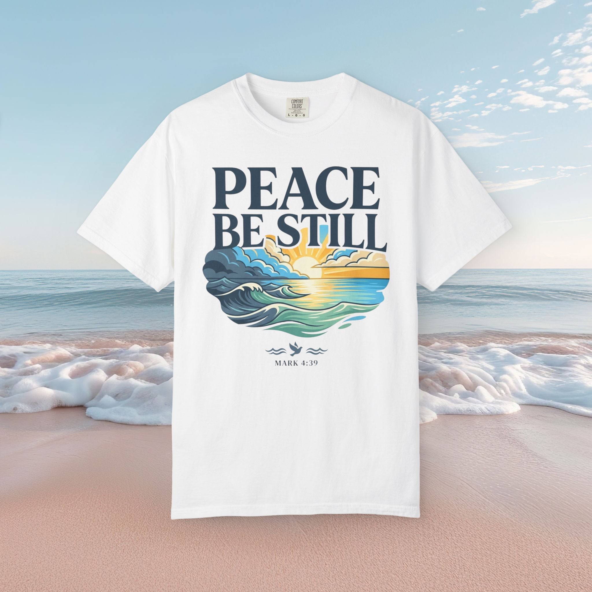 Peace Be Still Faith Tee