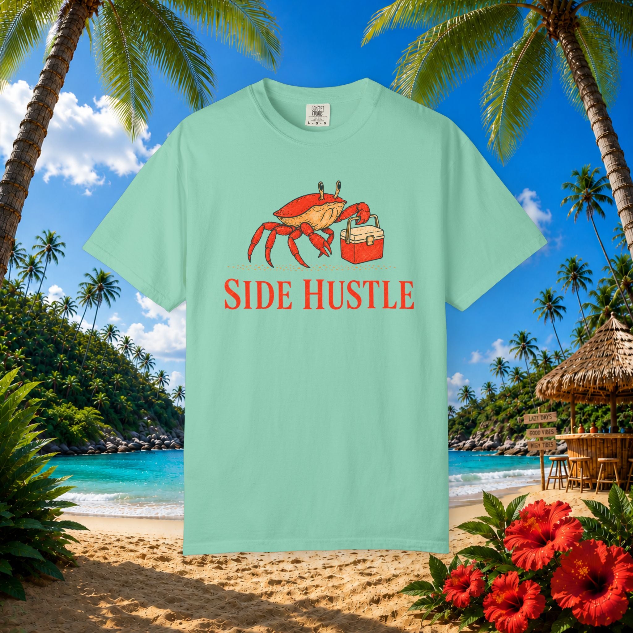 Side Hustle Crab Tee