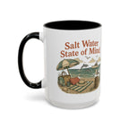 Salt Water State of Mind Two-Tone Coffee Mug, 15oz