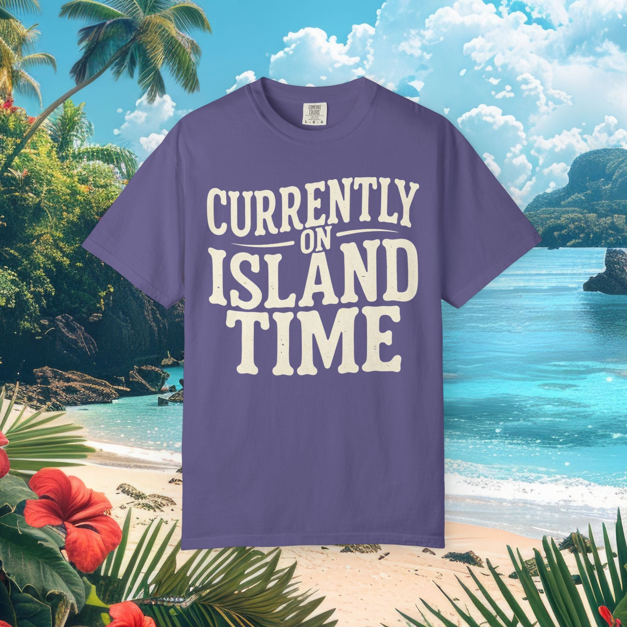 Currently on Island Time Tee