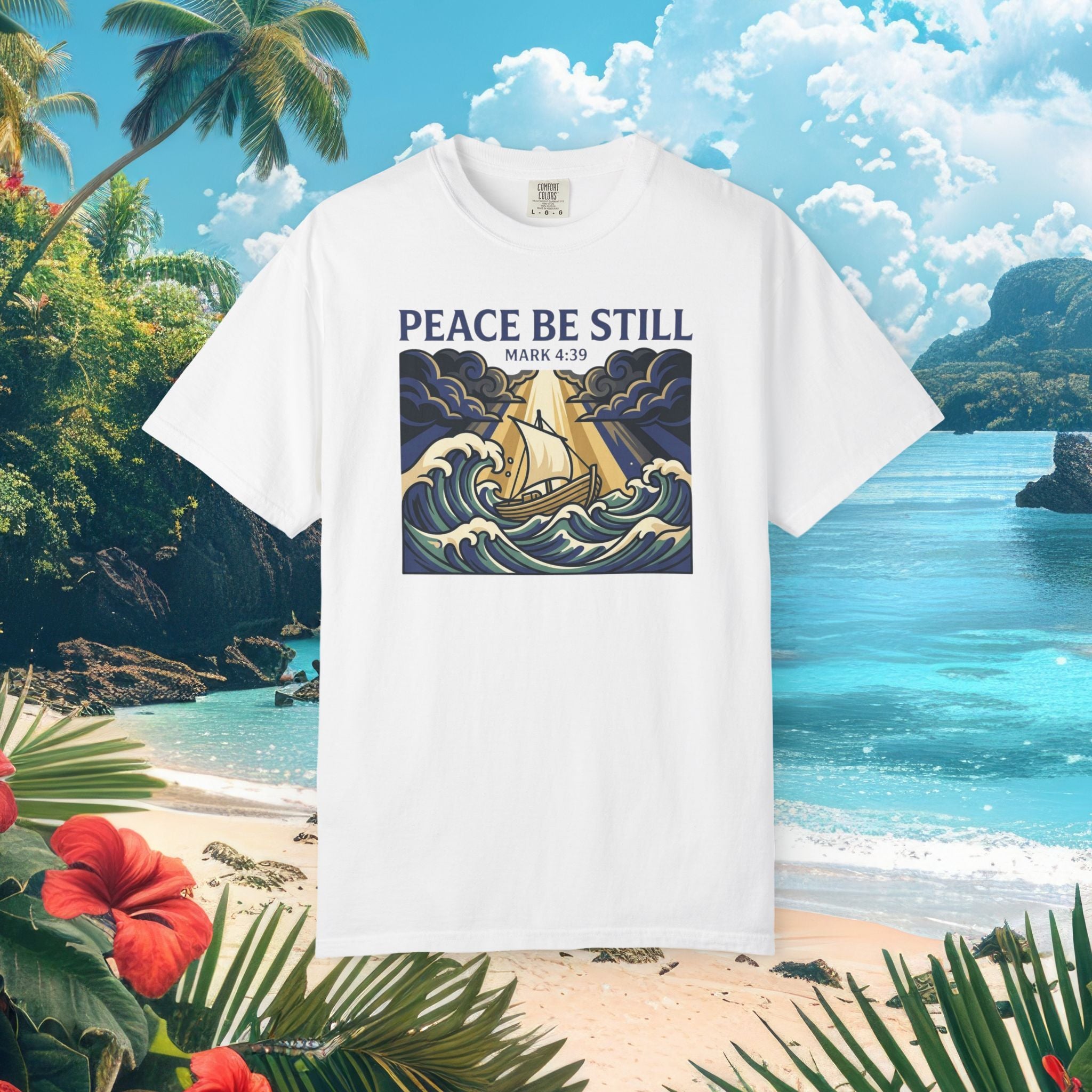 Peace Be Still Faith Tee