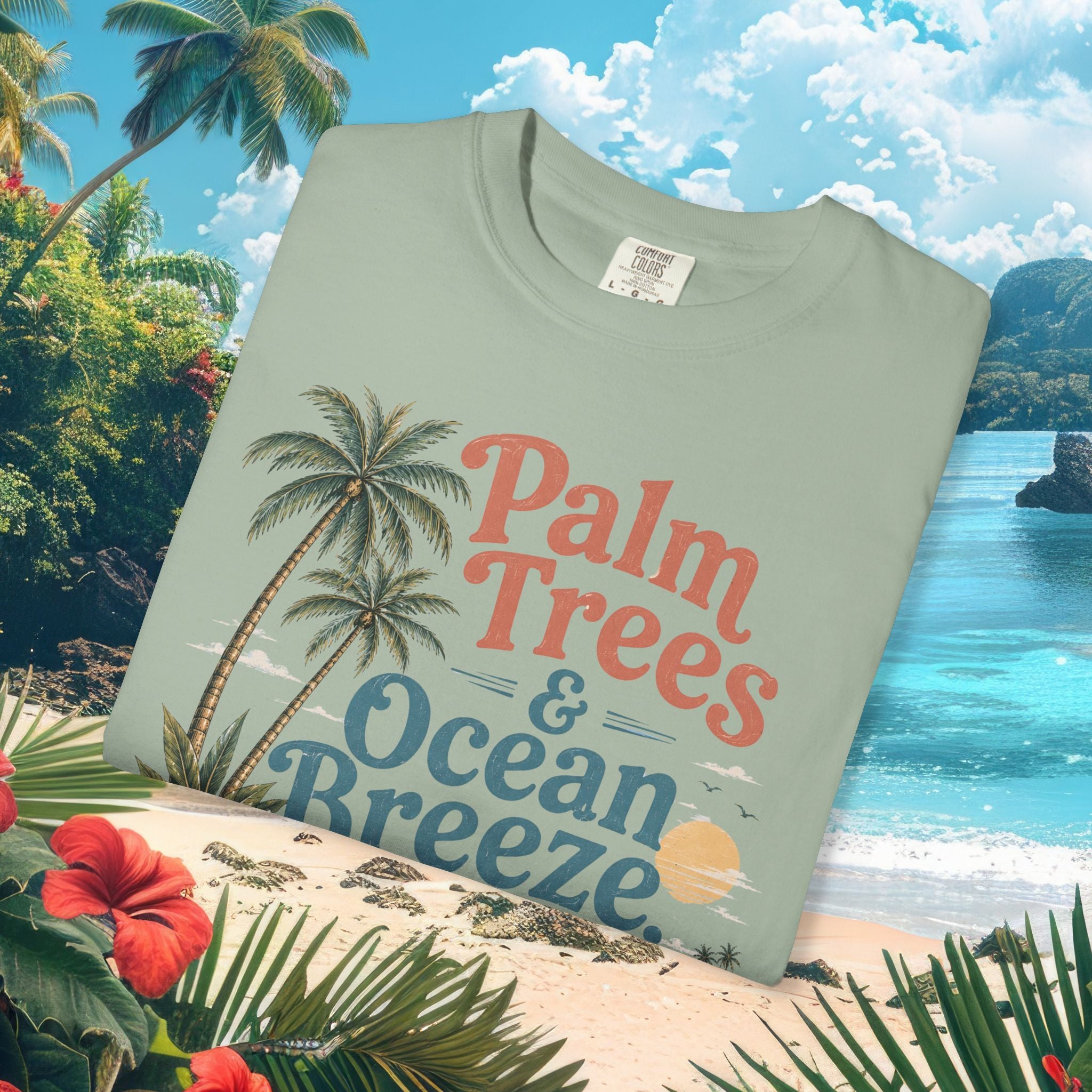Palm Trees & Ocean Breeze Tee