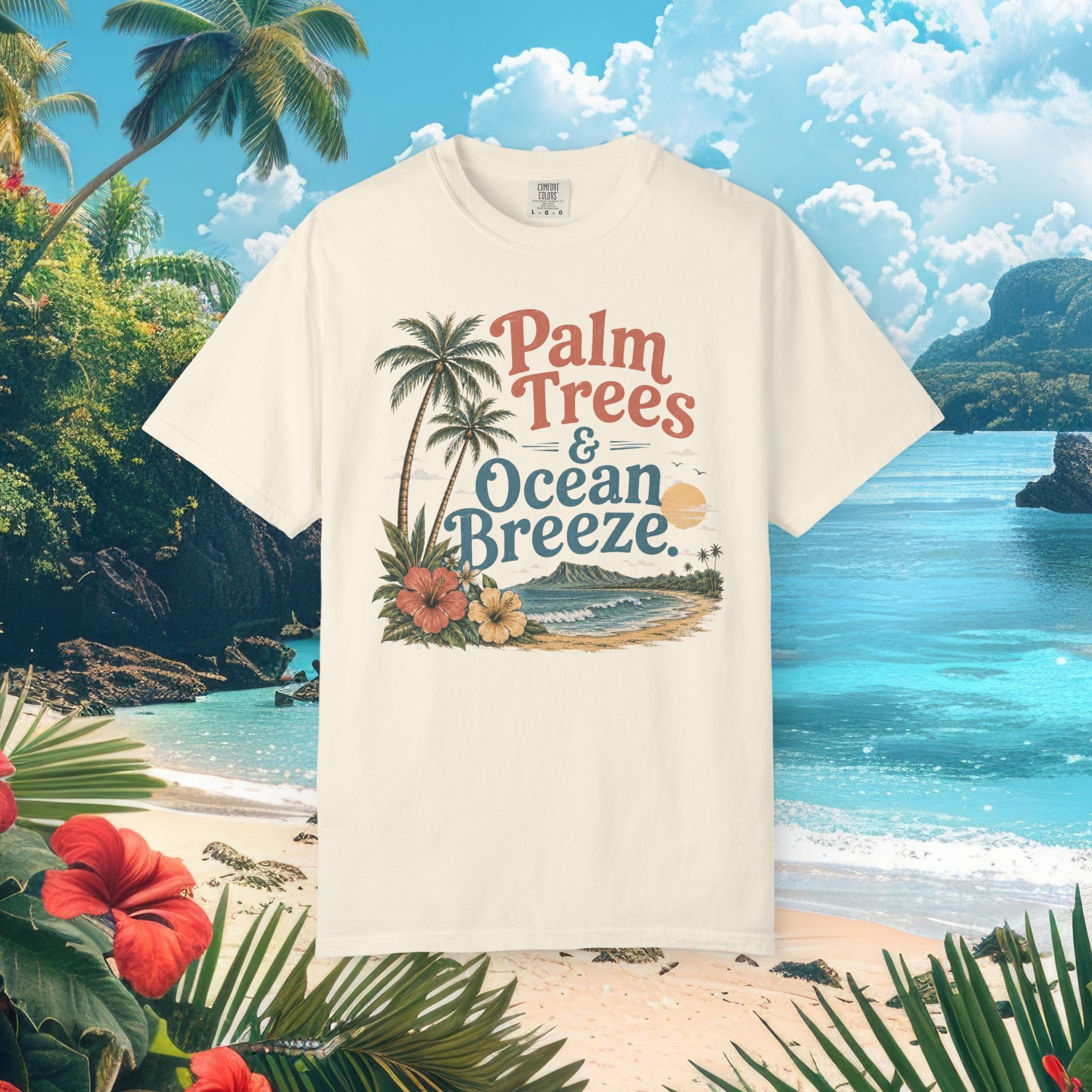 Palm Trees & Ocean Breeze Tee