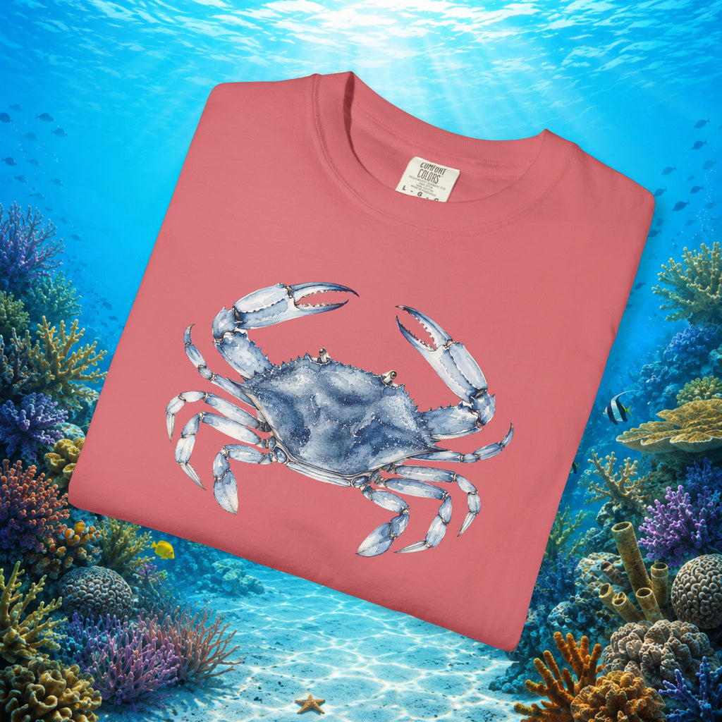 Watercolor Blue Crab Tee
