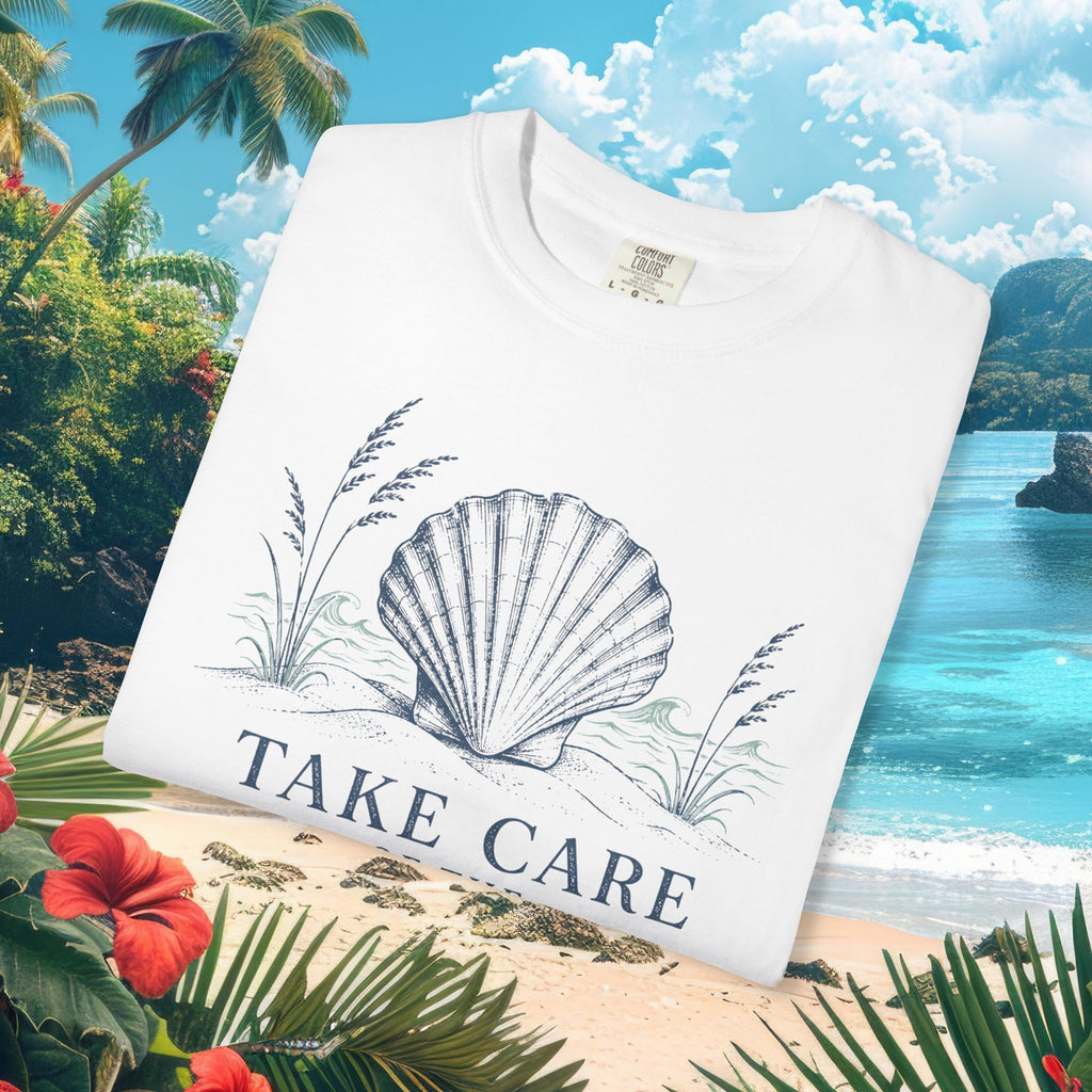 Take Care of the Beach Shell Tee