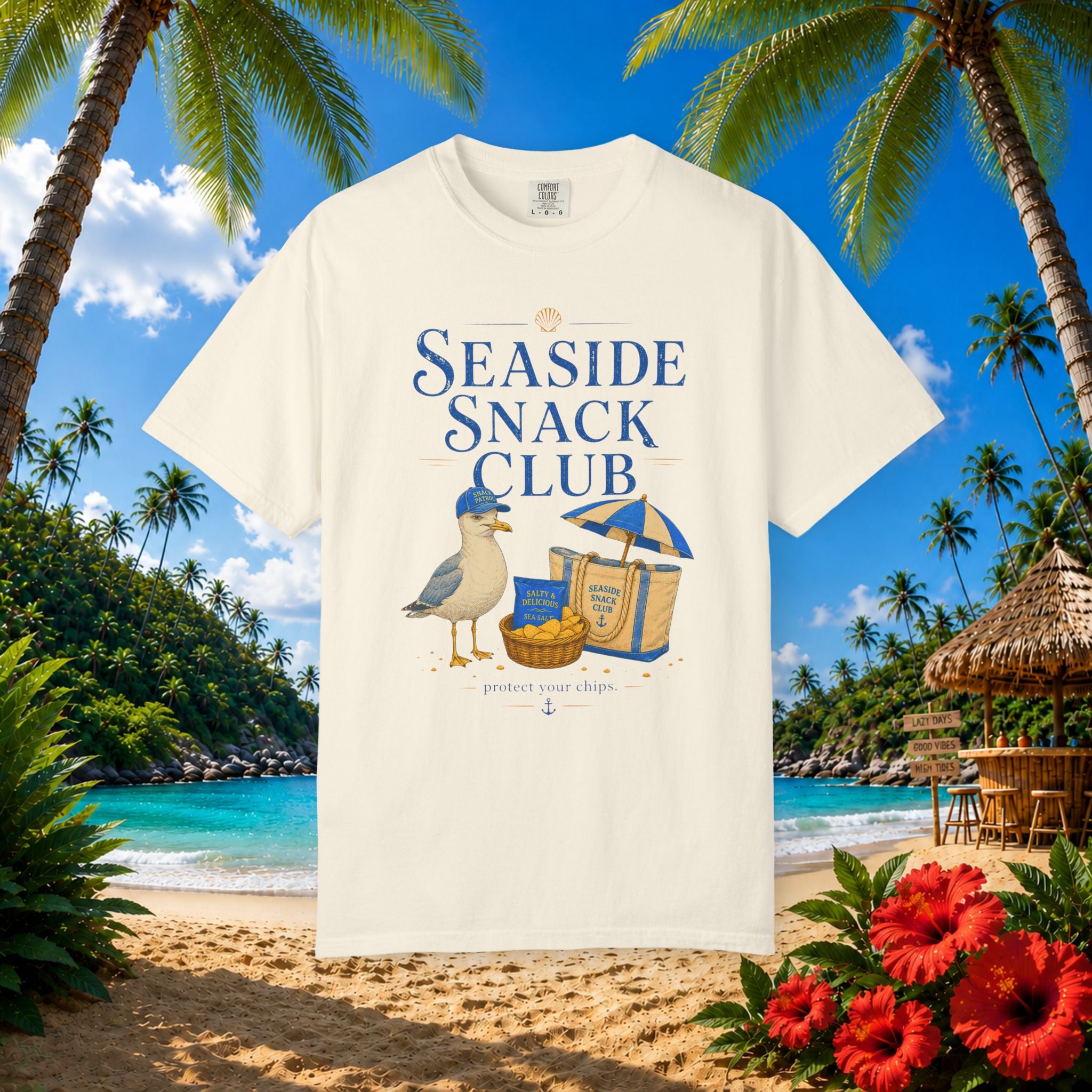Seaside Snack Club Tee