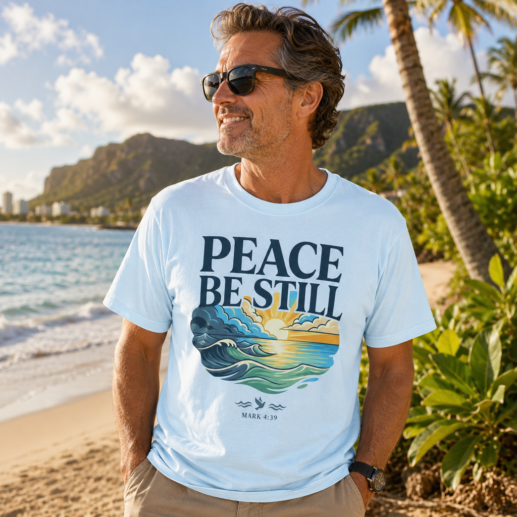 Peace Be Still Faith Tee