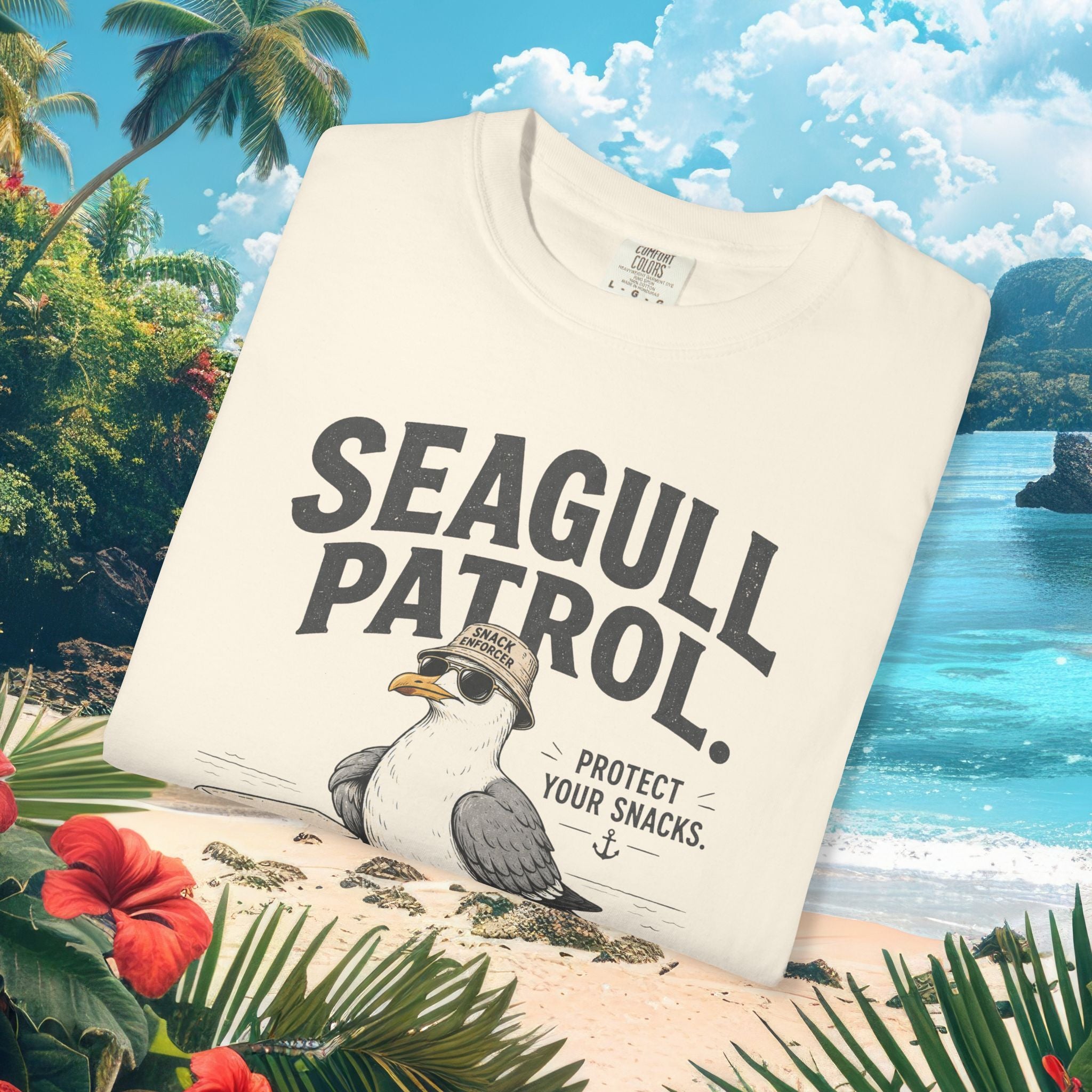Seagull on Snack Patrol Tee