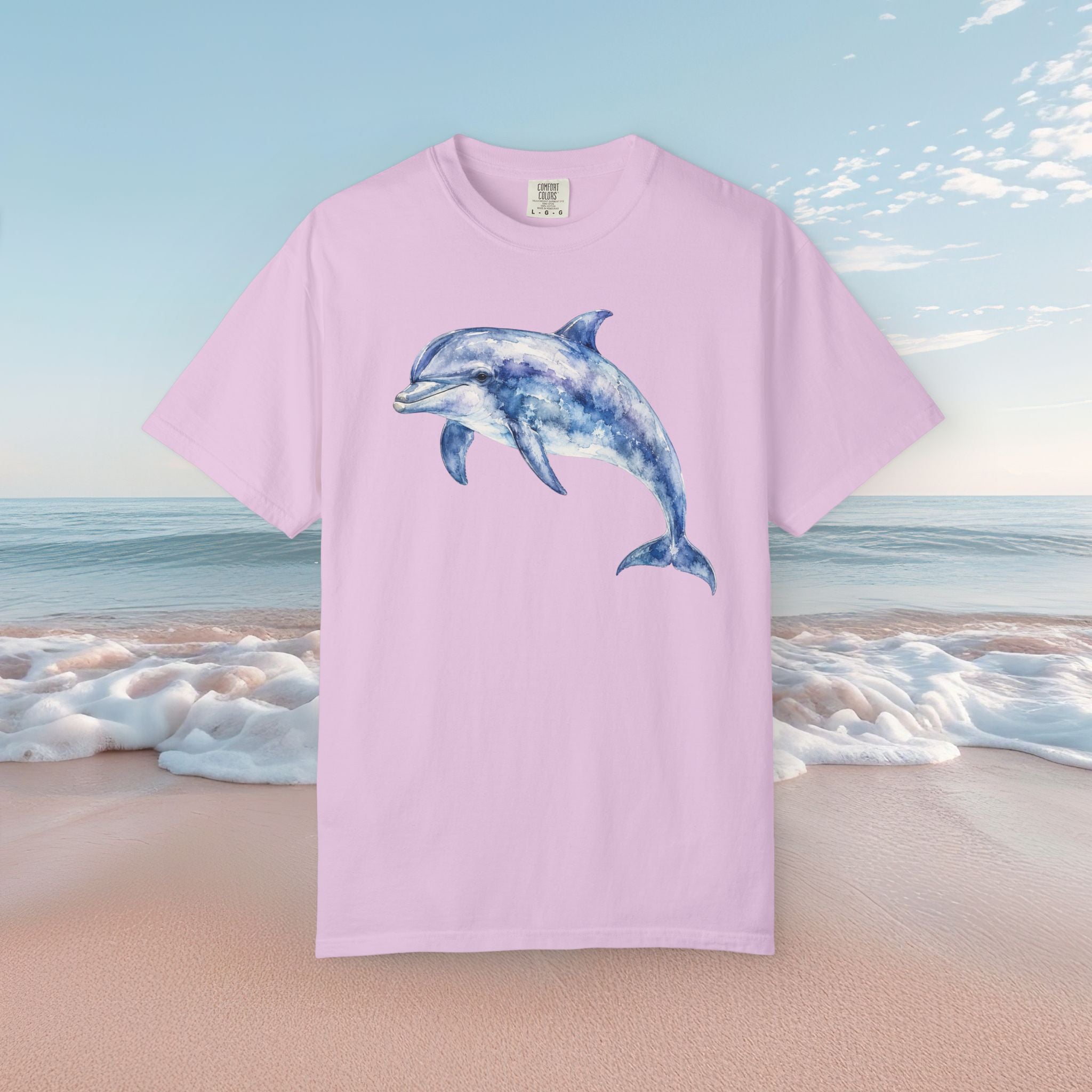 Dolphin Watercolor Tee
