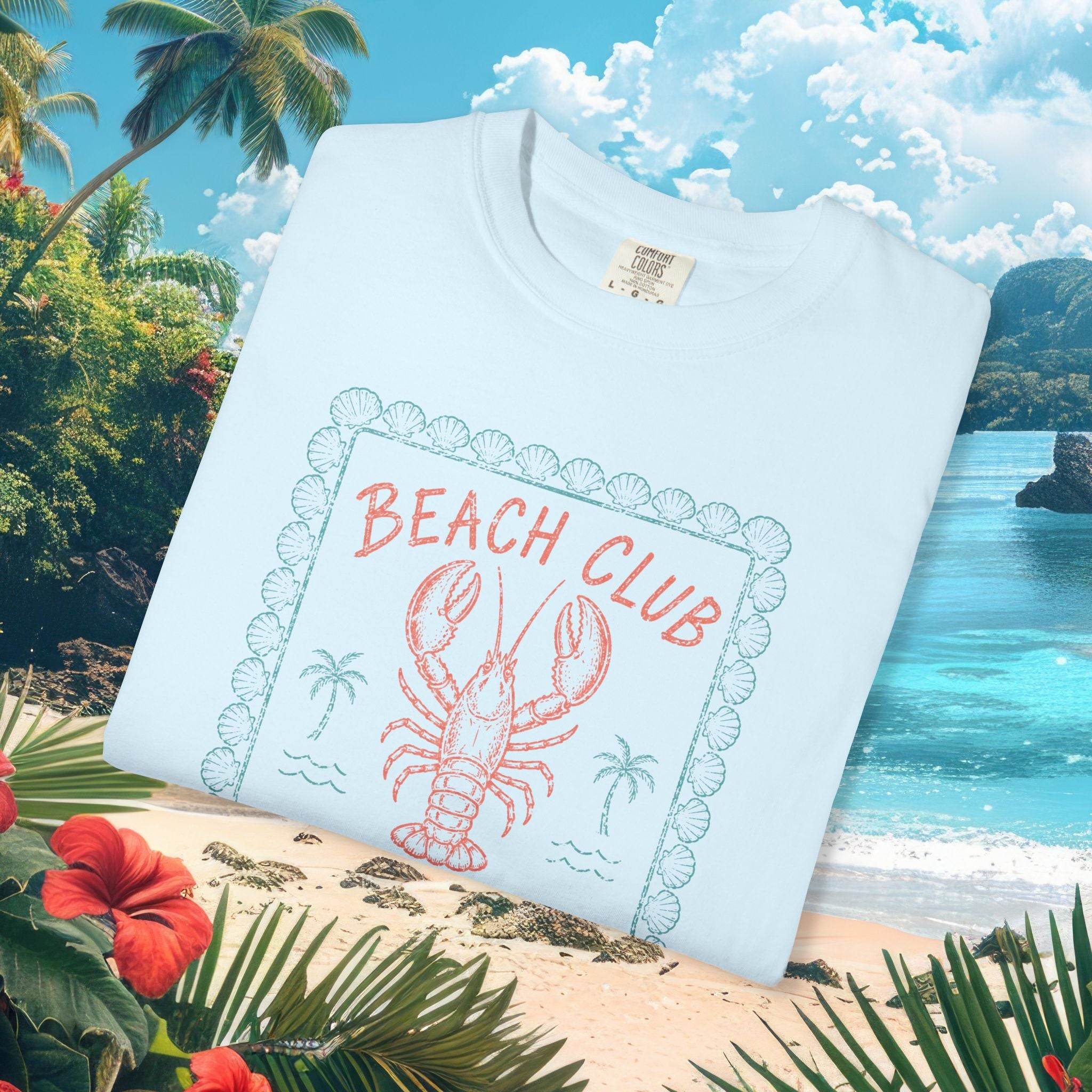 Beach Club Lobster Tee