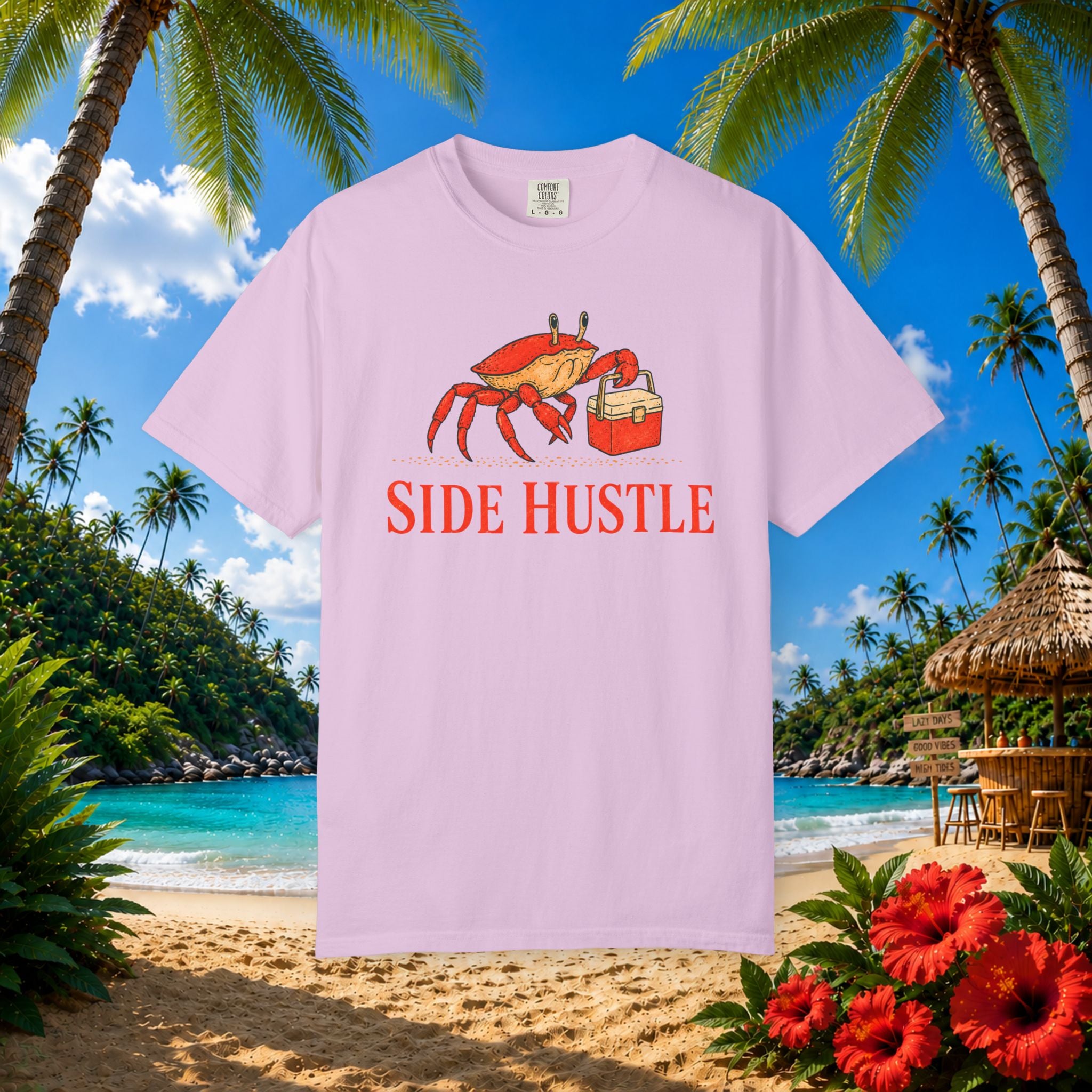 Side Hustle Crab Tee