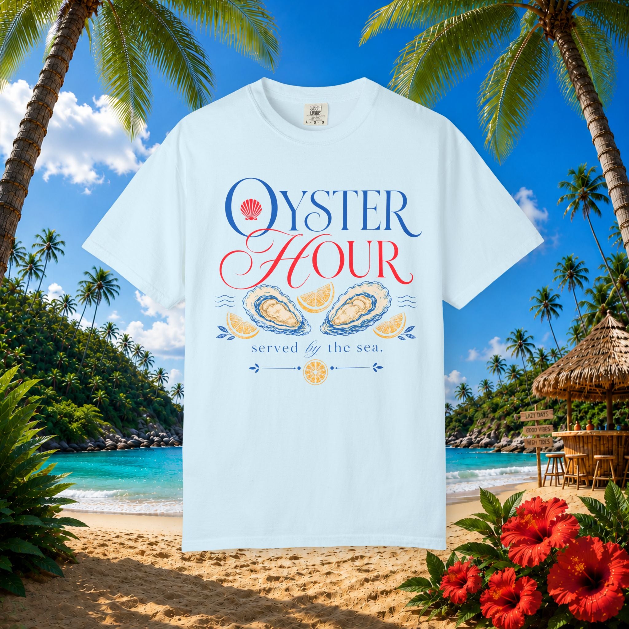 Oyster Hour Seafood Tee
