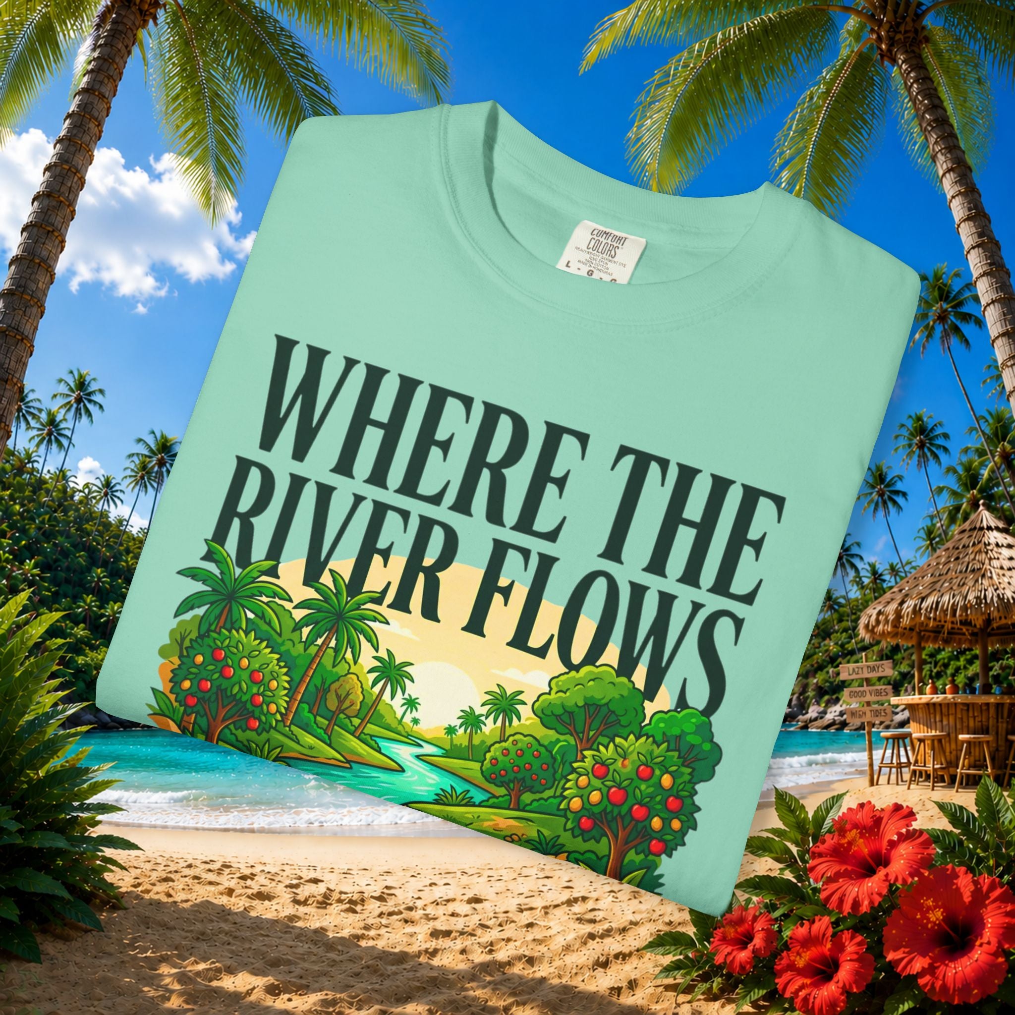 Where River Flows Faith Tee