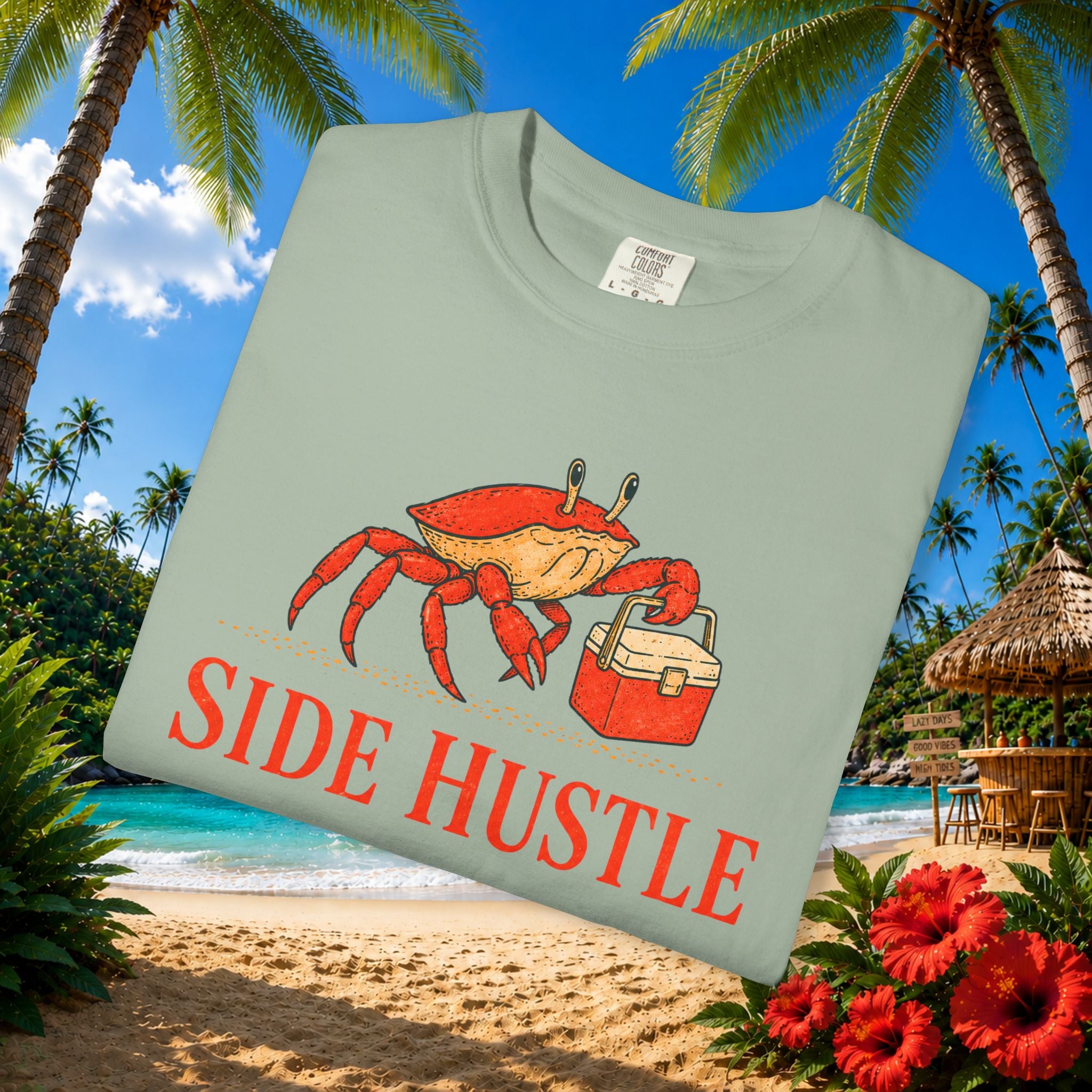 Side Hustle Crab Tee