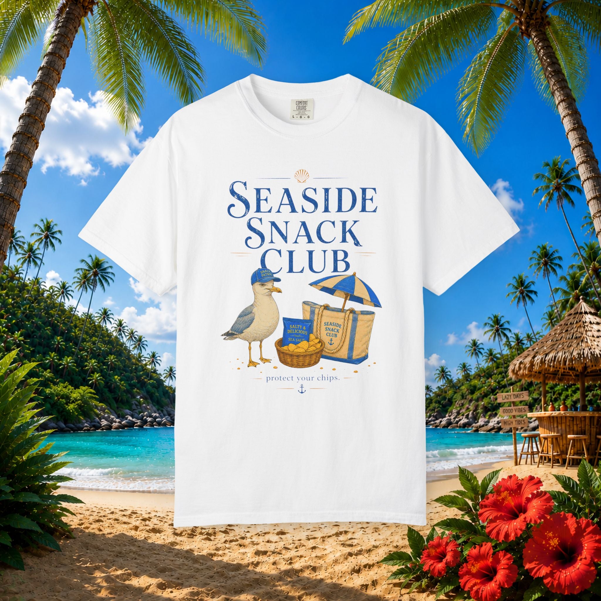 Seaside Snack Club Tee