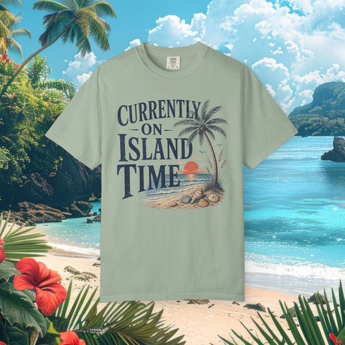 Currently on Island Time Sunset Tee