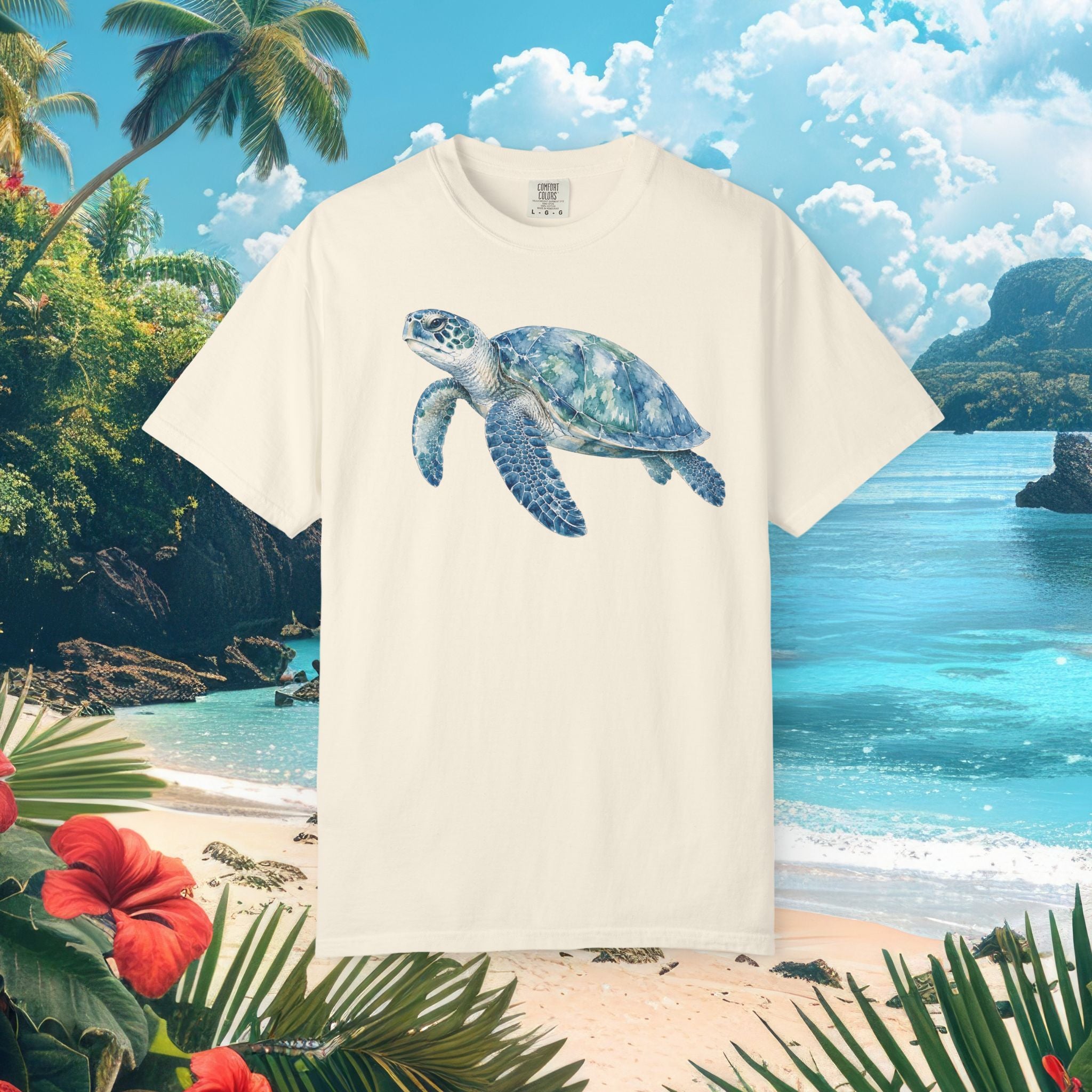 Sea Turtle Watercolor Tee