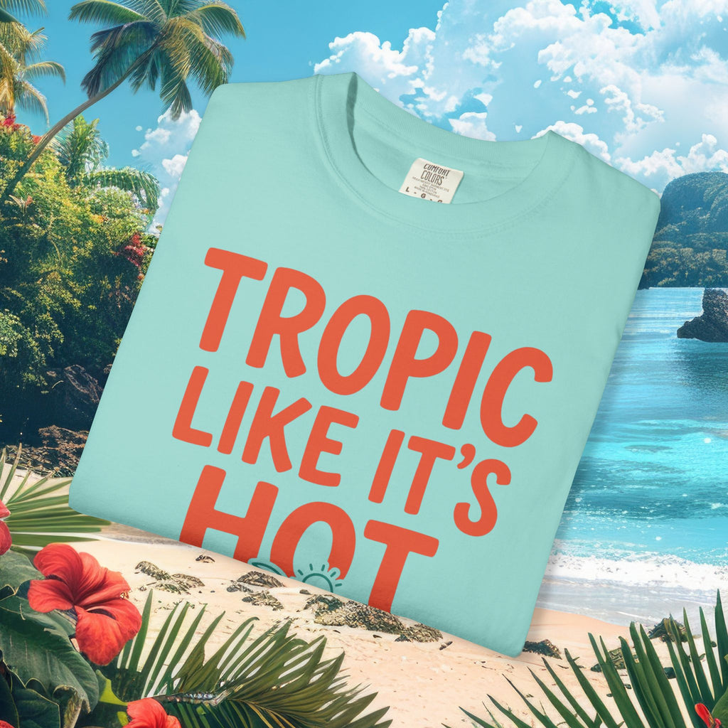 Tropic Like It's Hot Palm Tee