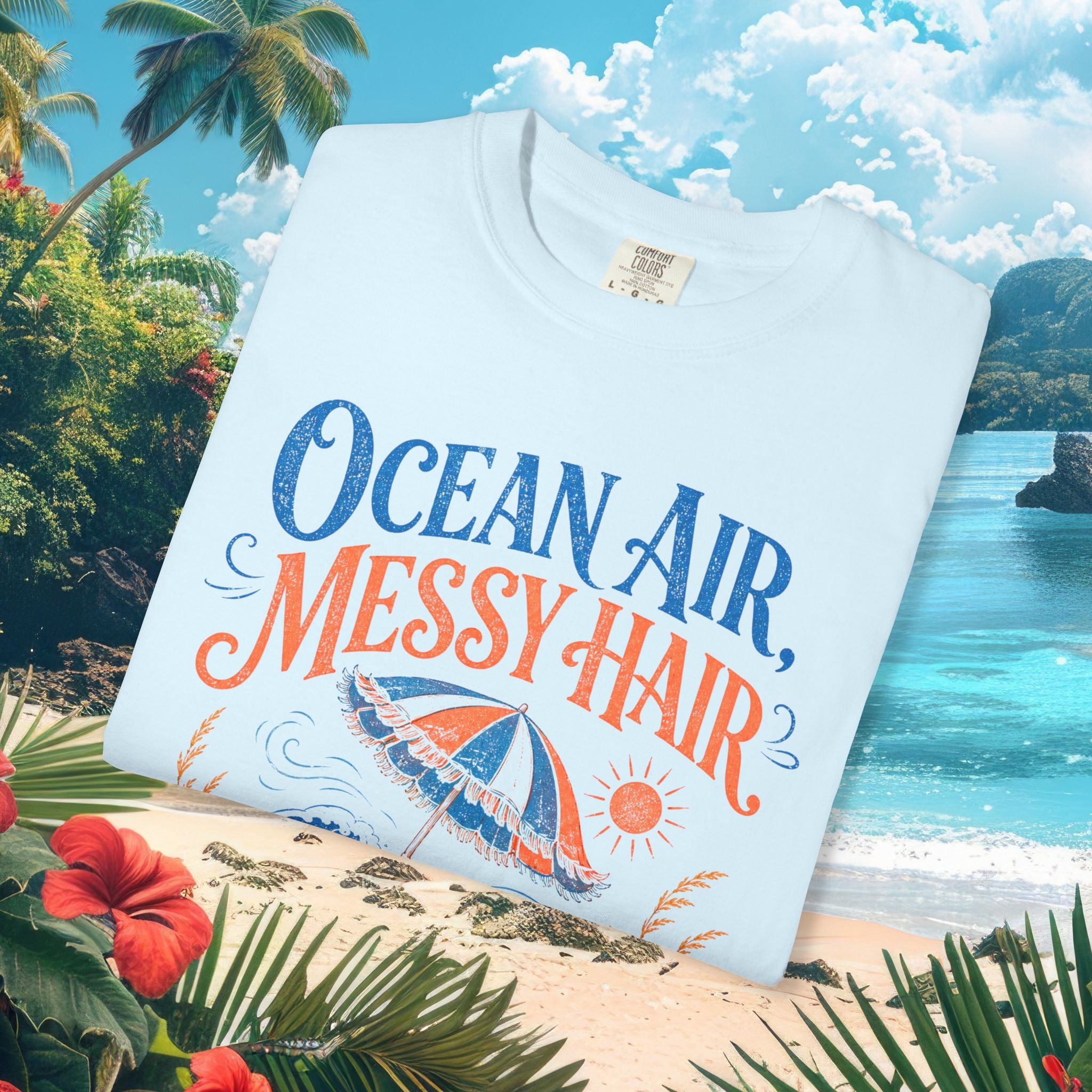 Ocean Air Messy Hair Tee