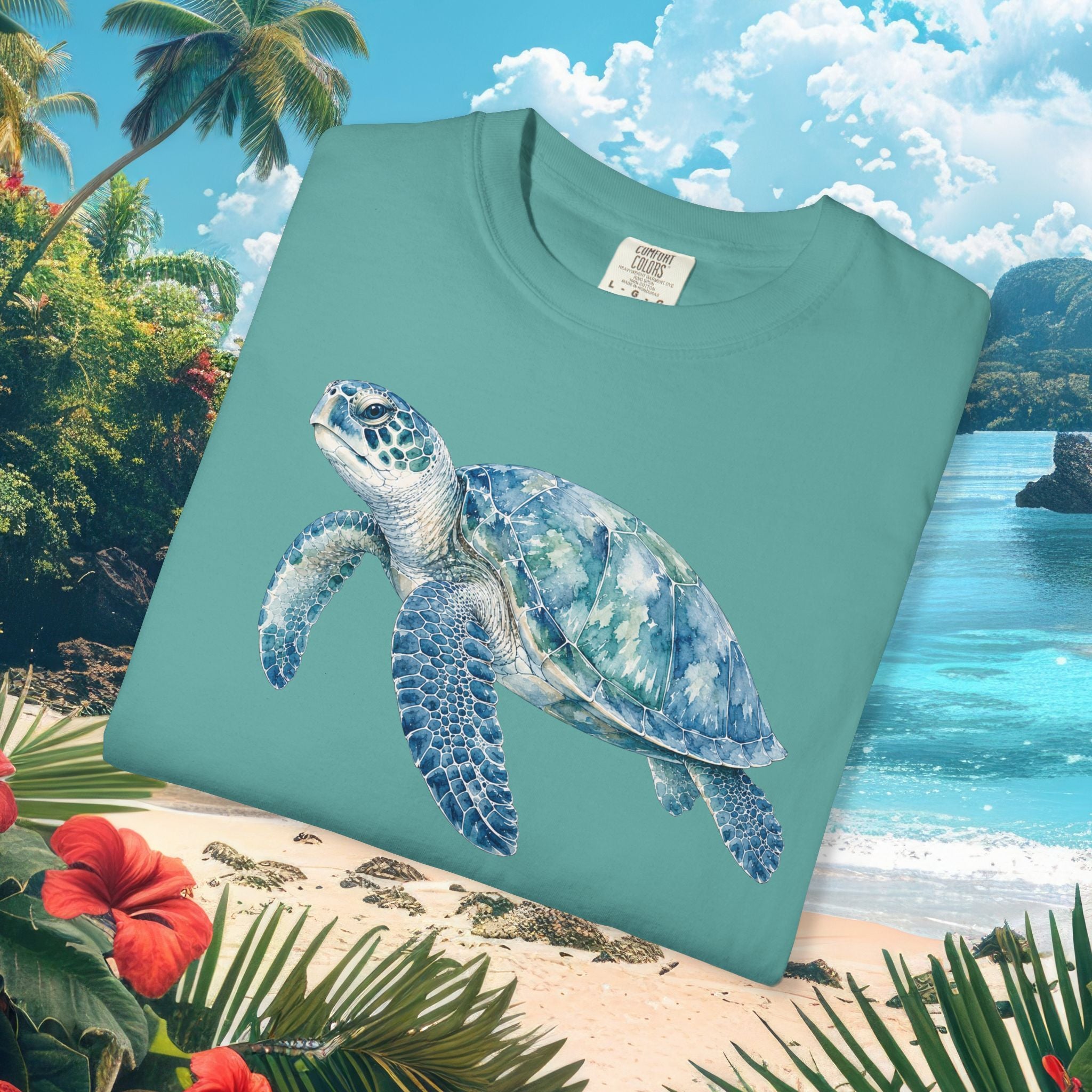 Sea Turtle Watercolor Tee