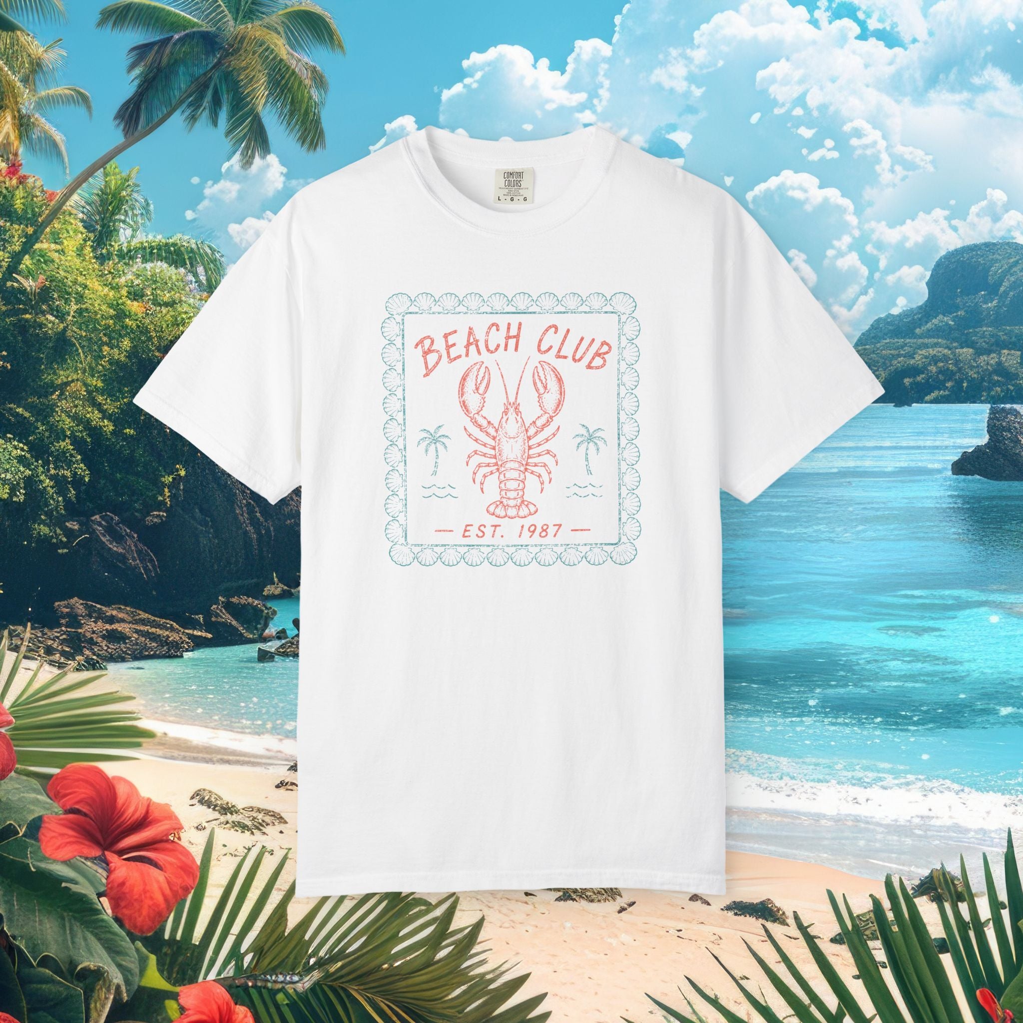 Beach Club Lobster Tee
