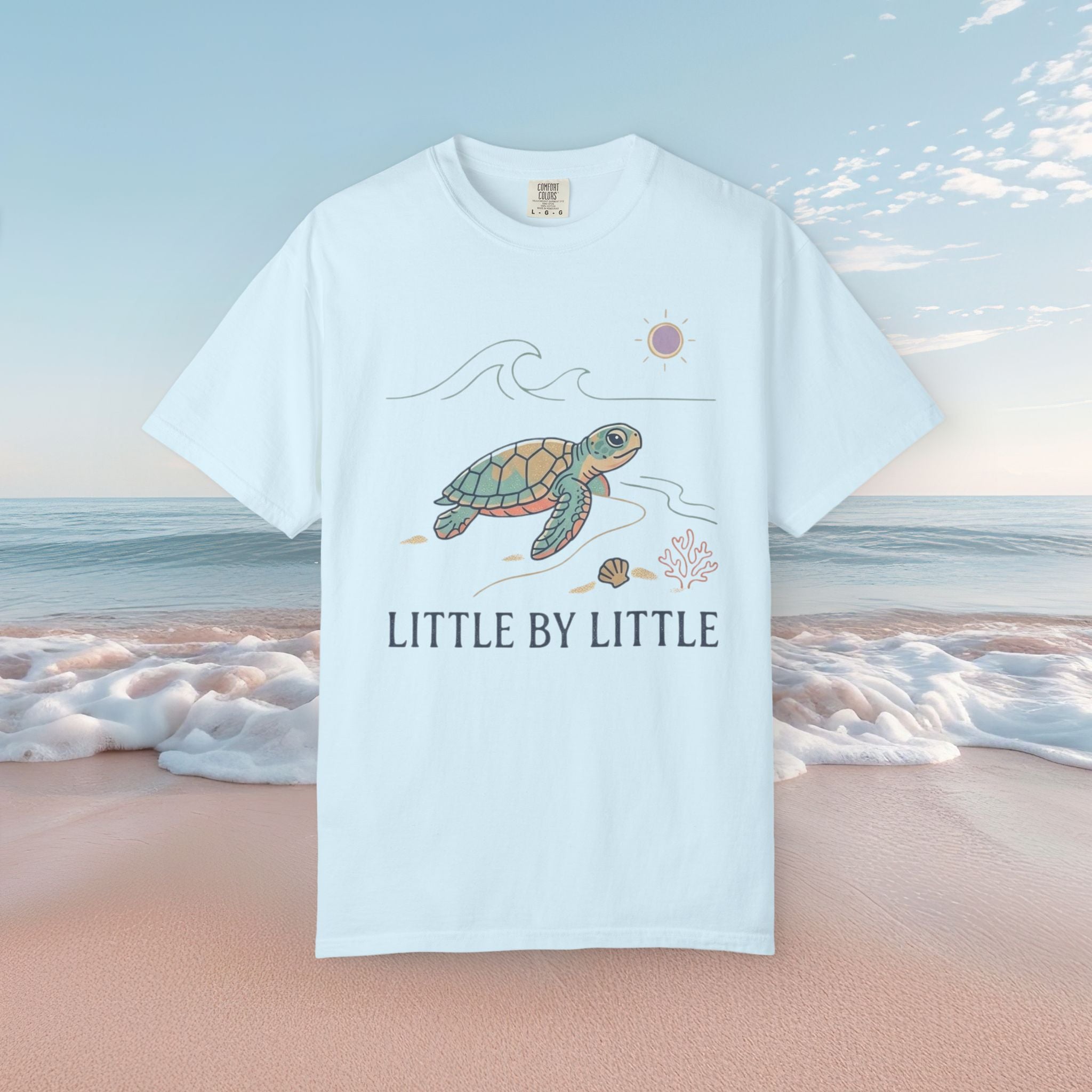 Sea Turtle 'Little by Little' Tee