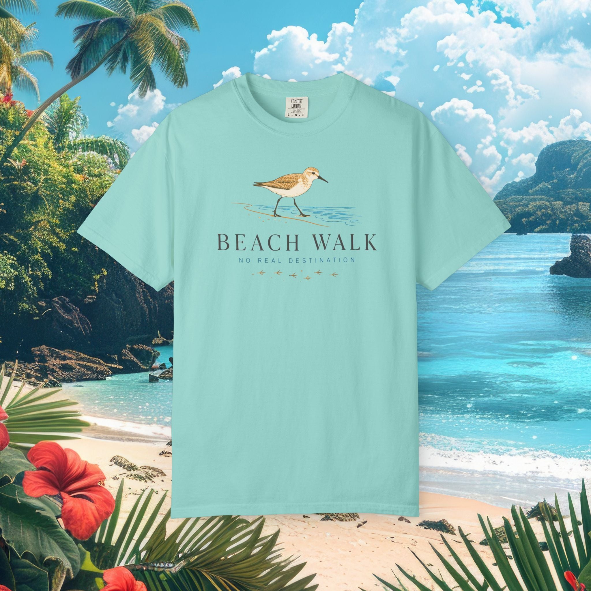 Beach Walk No Destination Tee