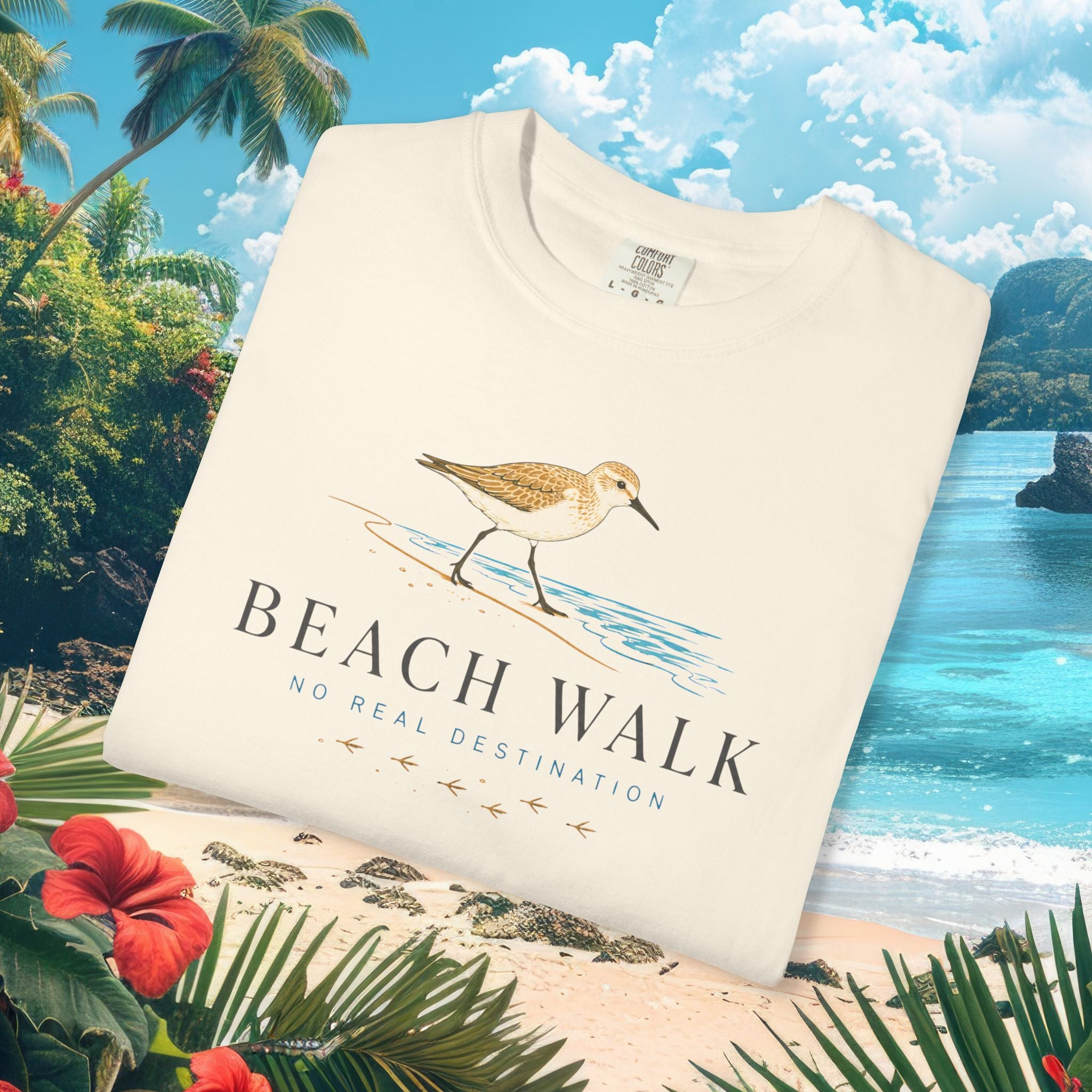 Beach Walk No Destination Tee