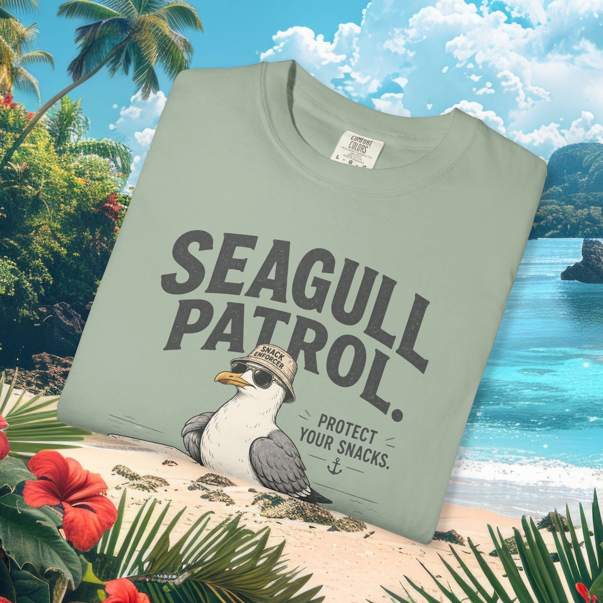 Seagull on Snack Patrol Tee