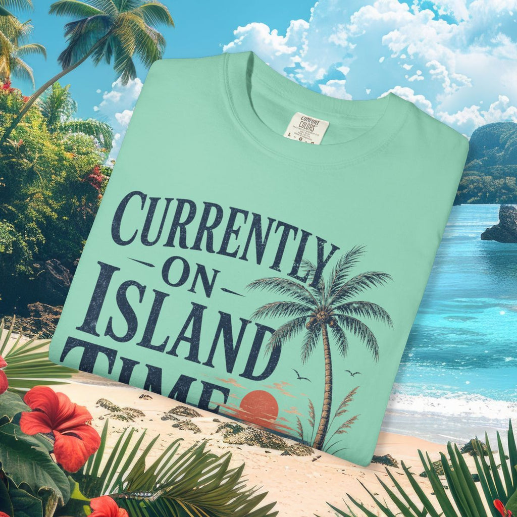 Currently on Island Time Sunset Tee