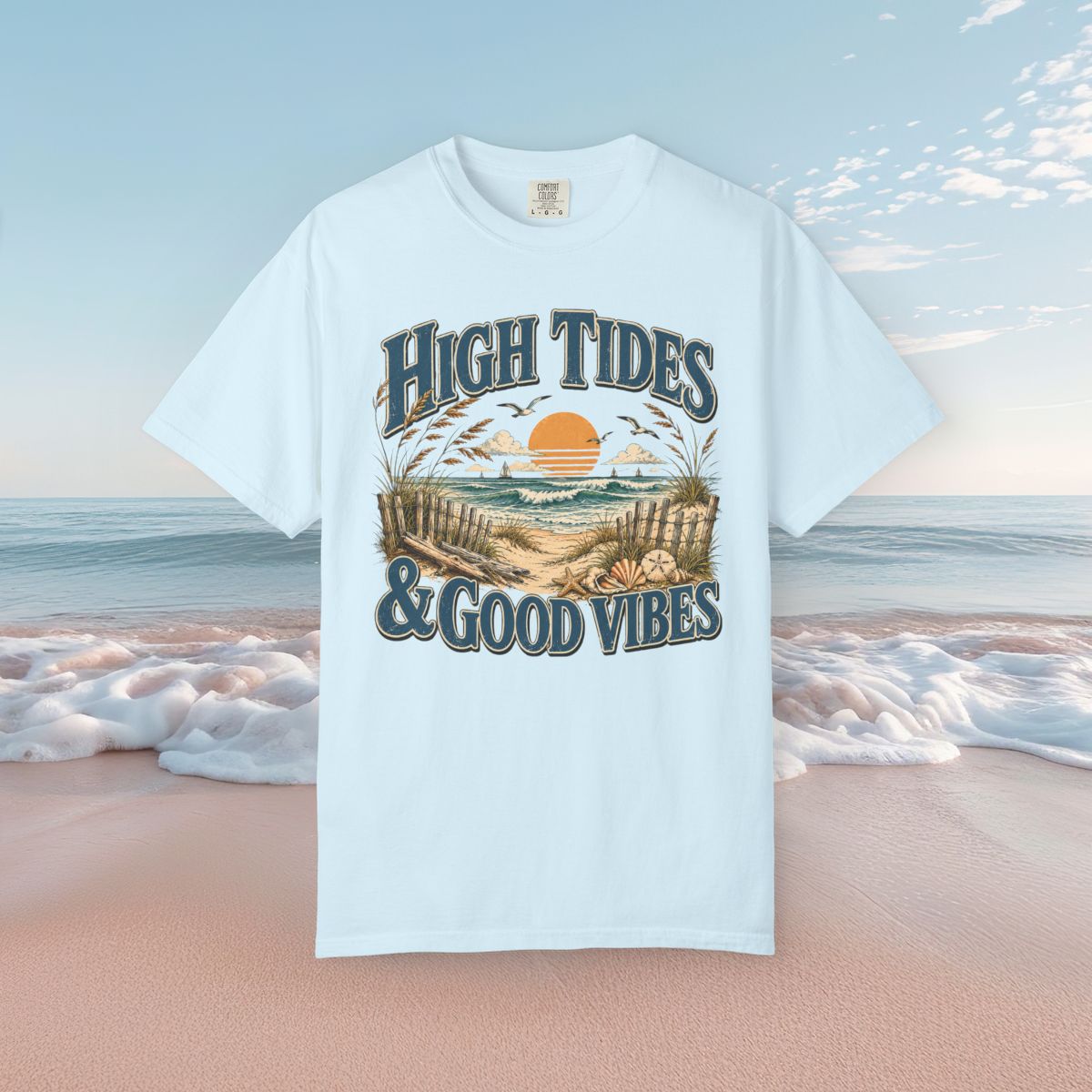 High Tides & Good Vibes Tee
