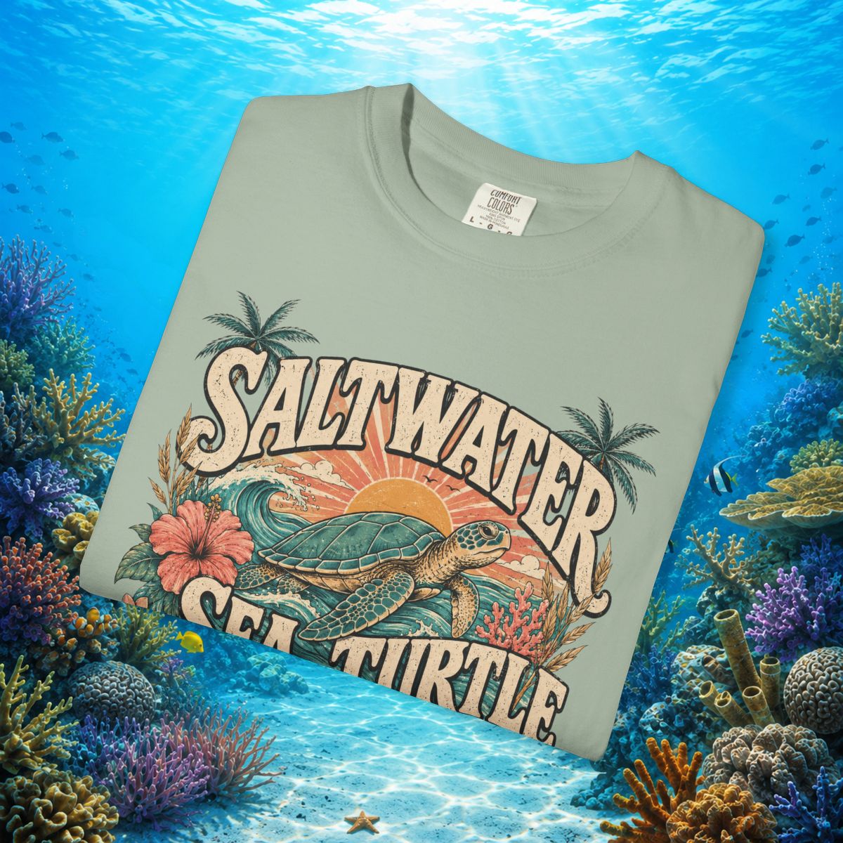 Sea Turtle Society - Comfort Colors Tee