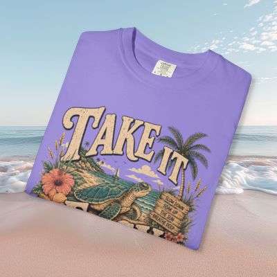Take It Easy Turtle - Comfort Colors Tee