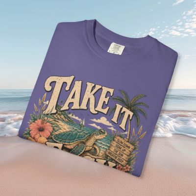 Take It Easy Turtle - Comfort Colors Tee