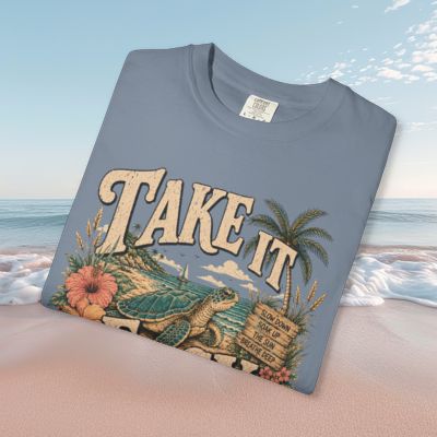 Take It Easy Turtle - Comfort Colors Tee